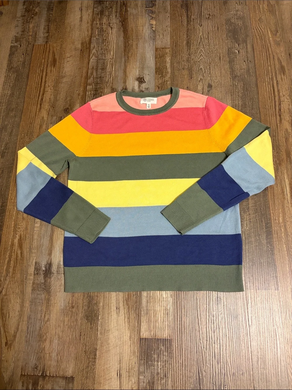 Candace Cameron Bure Striped Sweater Size XS - Picture 1 of 5